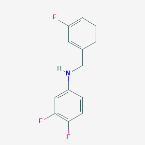 B3341398 3,4-Difluoro-N-(3-fluorobenzyl)aniline CAS No. 1019621-50-1