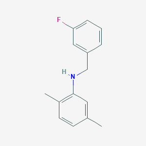 molecular formula C15H16FN B3341424 N-(3-Fluorobenzyl)-2,5-dimethylaniline CAS No. 1020943-55-8