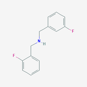molecular formula C14H13F2N B3341445 N-(2-Fluorobenzyl)-3-fluorobenzylamine CAS No. 1020997-18-5