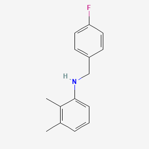 molecular formula C15H16FN B3341451 N-(4-Fluorobenzyl)-2,3-dimethylaniline CAS No. 1021008-20-7