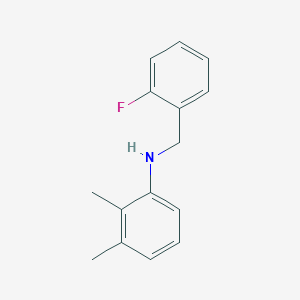 molecular formula C15H16FN B3341474 N-(2-Fluorobenzyl)-2,3-dimethylaniline CAS No. 1021054-26-1