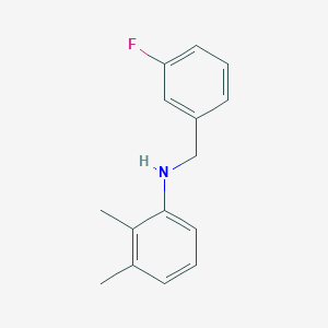 molecular formula C15H16FN B3341523 N-(3-Fluorobenzyl)-2,3-dimethylaniline CAS No. 1021115-50-3