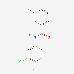 molecular formula C14H11Cl2NO B3341542 N-(3,4-dichlorophenyl)-3-methylbenzamide CAS No. 102587-39-3