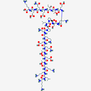molecular formula C118H204N32O41 B3341930 Thymosin b4 (16-38) CAS No. 113318-05-1