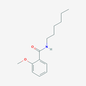 molecular formula C14H21NO2 B3341985 N-hexyl-2-methoxybenzamide CAS No. 117116-04-8