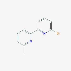 molecular formula C11H9BrN2 B3342168 6-Bromo-6'-methyl-2,2'-bipyridine CAS No. 130897-00-6