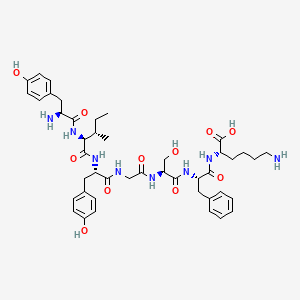 molecular formula C44H60N8O11 B3342299 p60c-src Substrate CAS No. 165190-42-1