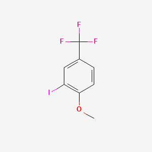 molecular formula C8H6F3IO B3342364 2-Iodo-4-(trifluoromethyl)anisole CAS No. 195624-84-1