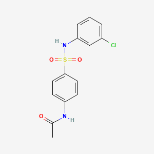 N-{4-[(3-chlorophenyl)sulfamoyl]phenyl}acetamide