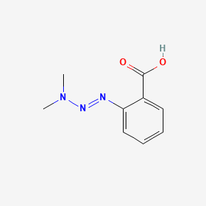 molecular formula C9H11N3O2 B3342391 3,3-Dimethyl-1-(2-carboxyphenyl)triazene CAS No. 20119-28-2