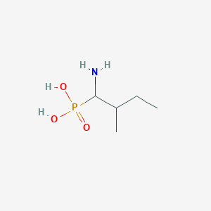 molecular formula C5H14NO3P B3342403 (1-Amino-2-methylbutyl)phosphonic acid CAS No. 20459-61-4
