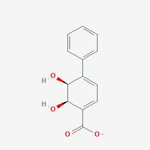 (5S,6R)-5,6-dihydroxy-4-phenylcyclohexa-1,3-diene-1-carboxylate
