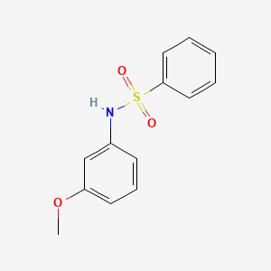 molecular formula C13H13NO3S B3342515 n-(3-Methoxyphenyl)benzenesulfonamide CAS No. 22865-27-6