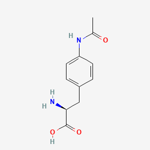 molecular formula C11H14N2O3 B3342543 AC-PHE(4-NH2)-OH CAS No. 24250-87-1