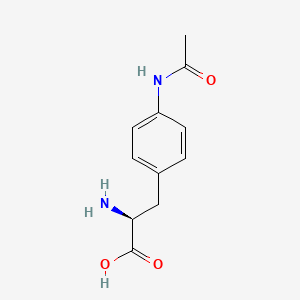 molecular formula C11H14N2O3 B3342543 4-(Acetylamino)phenylalanine CAS No. 24250-87-1