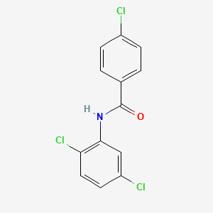 molecular formula C13H8Cl3NO B3342553 4-chloro-N-(2,5-dichlorophenyl)benzamide CAS No. 2447-97-4