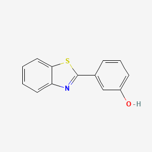 molecular formula C13H9NOS B3342580 3-(1,3-Benzothiazol-2-yl)phenol CAS No. 25389-28-0