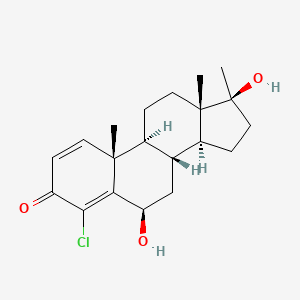 molecular formula C20H27ClO3 B3342581 6beta-Hydroxy-dehydrochloromethyltestosterone CAS No. 25486-01-5