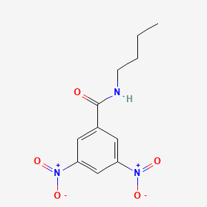 molecular formula C11H13N3O5 B3342641 N-butyl-3,5-dinitrobenzamide CAS No. 2782-41-4