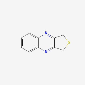 molecular formula C10H8N2S B3342710 1,3-Dihydrothieno[3,4-b]quinoxaline CAS No. 3138-80-5