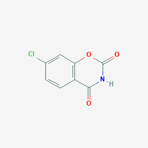 molecular formula C8H4ClNO3 B3342729 7-chloro-3,4-dihydro-2H-1,3-benzoxazine-2,4-dione CAS No. 31544-40-8