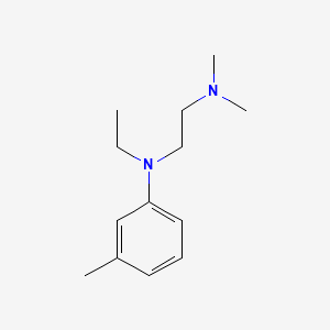 molecular formula C13H22N2 B3342834 N-Ethyl-N',N'-dimethyl-N-m-tolylethylenediamine CAS No. 36790-28-0