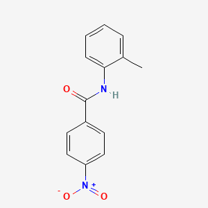 molecular formula C14H12N2O3 B3342835 N-(2-methylphenyl)-4-nitrobenzamide CAS No. 36855-81-9