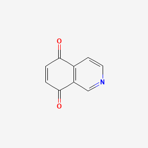 molecular formula C9H5NO2 B3342986 Isoquinoline-5,8-dione CAS No. 50-46-4