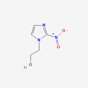 molecular formula C5H7N3O3 B3342998 Imidazole-1-ethanol, 2-nitro- CAS No. 5006-67-7