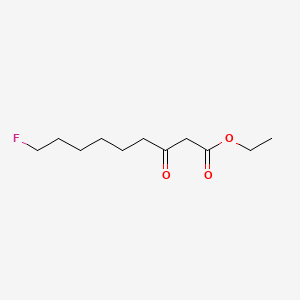 molecular formula C11H19FO3 B3343040 Ethyl 9-fluoro-3-oxononanoate CAS No. 502-36-3