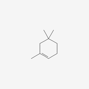 molecular formula C9H16 B3343059 1,5,5-Trimethylcyclohexene CAS No. 503-46-8