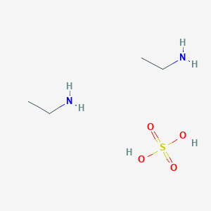 molecular formula C4H16N2O4S B3343170 Ethyl-ammonium sulfate CAS No. 507-18-6
