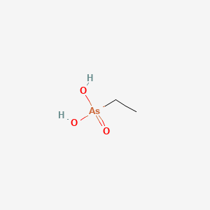 molecular formula C2H7AsO3 B3343178 Ethylarsonic acid CAS No. 507-32-4