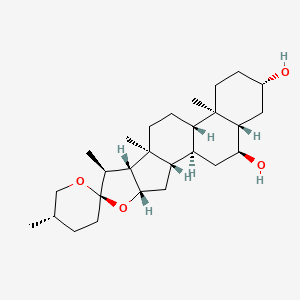 molecular formula C27H44O4 B3343242 Neochlorogenin CAS No. 511-91-1
