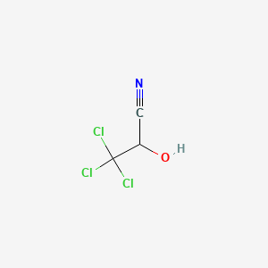 molecular formula C3H2Cl3NO B3343266 Chloral cyanohydrin CAS No. 513-96-2
