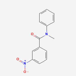 molecular formula C14H12N2O3 B3343323 N-methyl-3-nitro-N-phenylbenzamide CAS No. 51774-44-8