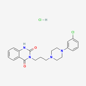 molecular formula C21H23ClN4O2 B3343409 Cloperidone CAS No. 525-26-8