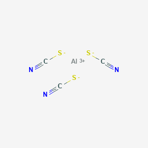 molecular formula C3AlN3S3 B3343532 Aluminum thiocyanate CAS No. 538-17-0