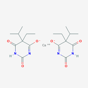 molecular formula C18H26CaN4O6 B3343610 Probarbital calcium CAS No. 545-74-4