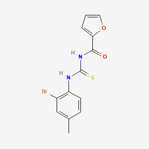molecular formula C13H11BrN2O2S B3343771 n-[(2-Bromo-4-methylphenyl)carbamothioyl]-2-furamide CAS No. 5617-47-0