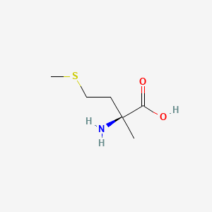 molecular formula C6H13NO2S B3343785 L-Isovaline,4-(methylthio)-(9CI) CAS No. 562-48-1