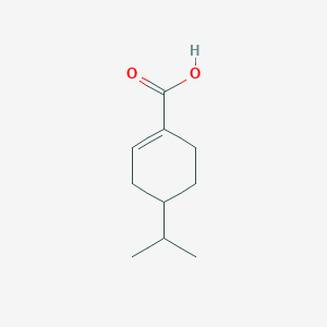 molecular formula C10H16O2 B3343908 4-propan-2-ylcyclohexene-1-carboxylic acid CAS No. 586-88-9