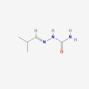 molecular formula C5H11N3O B3344013 Isobutyraldehyde, semicarbazone CAS No. 592-64-3