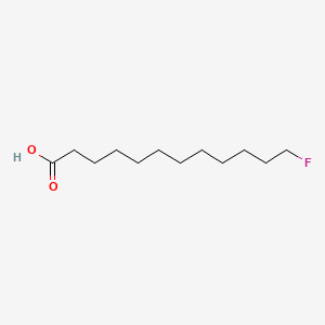 molecular formula C12H23FO2 B3344029 12-Fluorododecanoic acid CAS No. 593-11-3