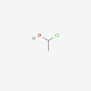 molecular formula C2H5ClO B3344066 1-Chloroethanol CAS No. 594-01-4