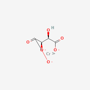 molecular formula C4H3CrO6 B3344243 Chromium tartrate(III) CAS No. 62498-20-8