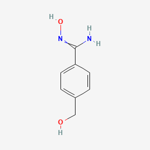 molecular formula C8H10N2O2 B3344256 N-Hydroxy-4-(hydroxymethyl)benzimidamide CAS No. 635702-23-7