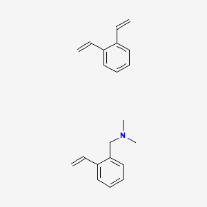 Benzenemethanamine, ar-ethenyl-N,N-dimethyl-, polymer with diethenylbenzene