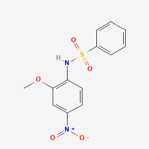 N-(2-methoxy-4-nitrophenyl)benzenesulfonamide