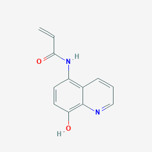 molecular formula C12H10N2O2 B3344318 N-(8-hydroxyquinolin-5-yl)acrylamide CAS No. 65930-22-5